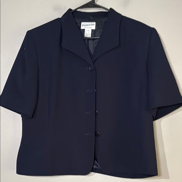 Pendleton Dark Blue Short Sleeve Blazer Jacket - Picture 1 of 9